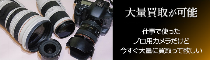 大量買取が可能